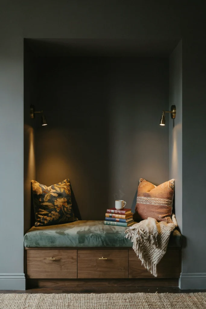 The Dark-Painted Alcove