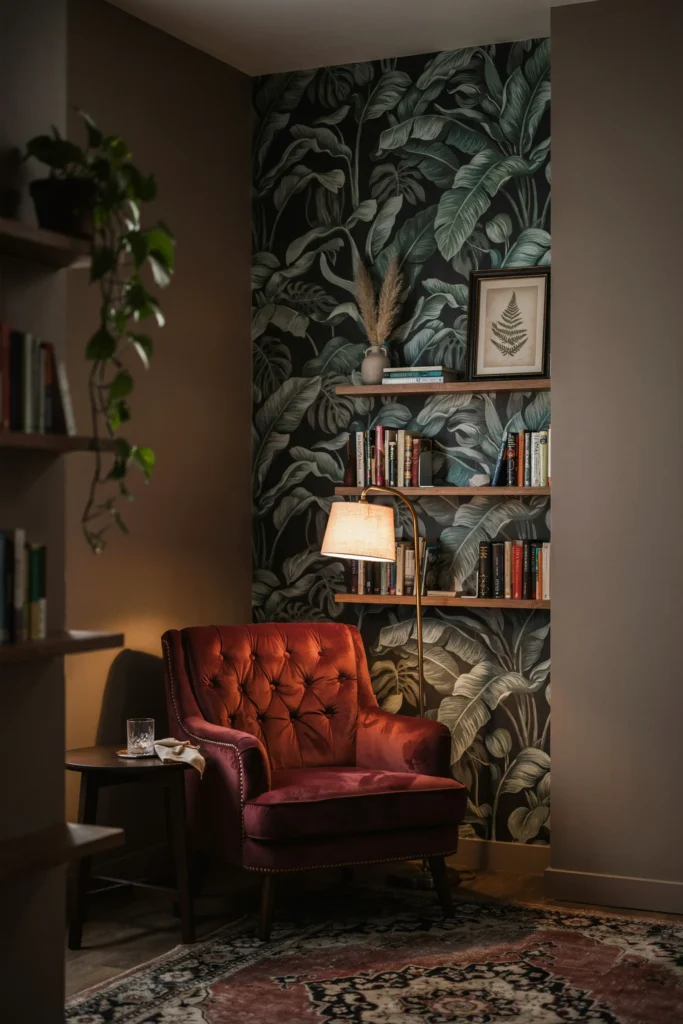 The Dark Wallpaper Reading Wall