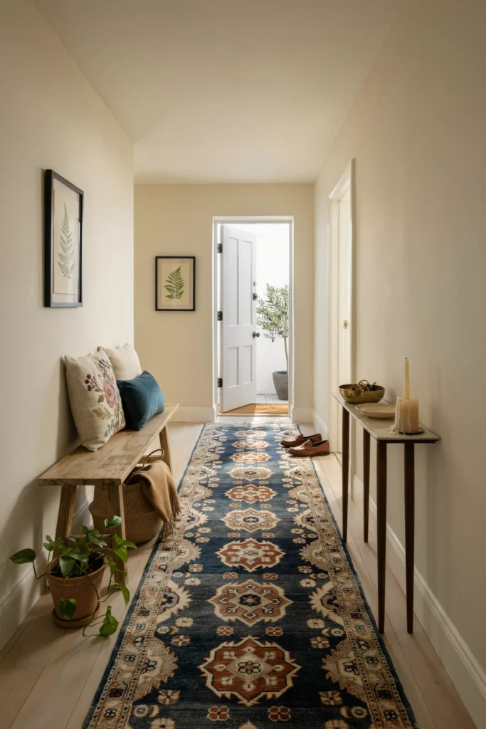 Layer with a Beautiful Rug
