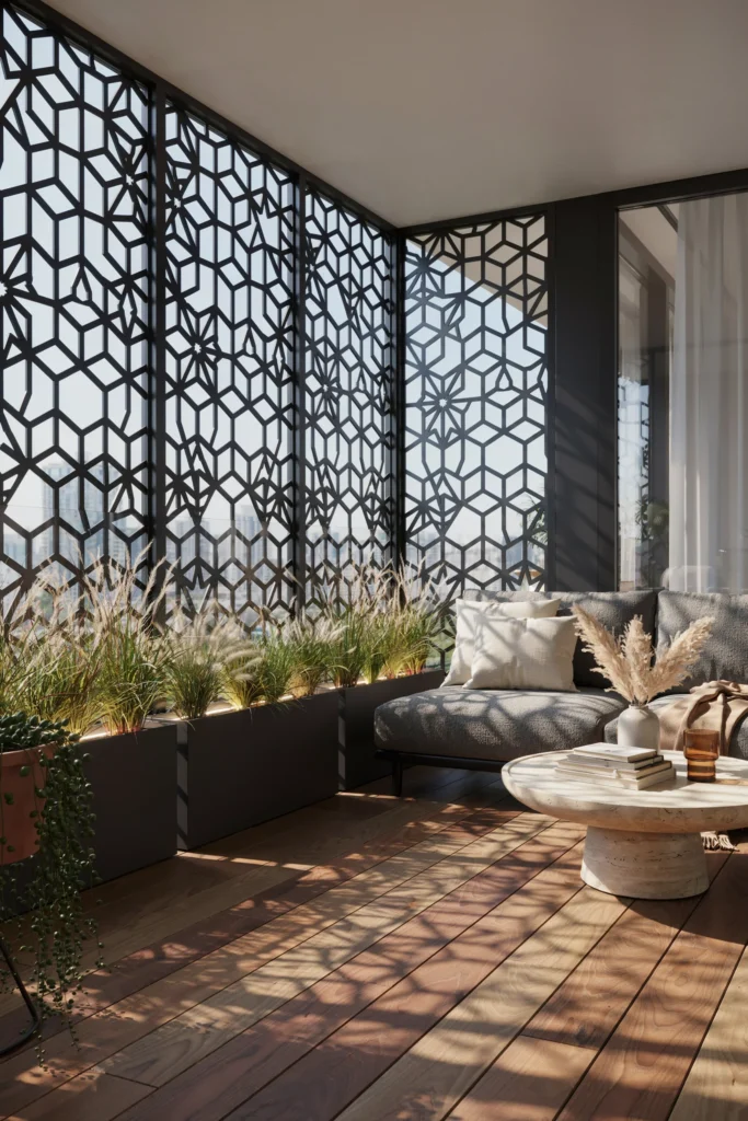Decorative Metal Privacy Panels