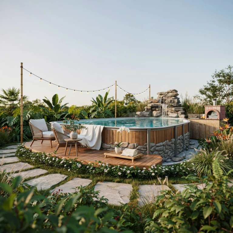 11 DIY Above Ground Pool Ideas That Look Luxe on Any Budget