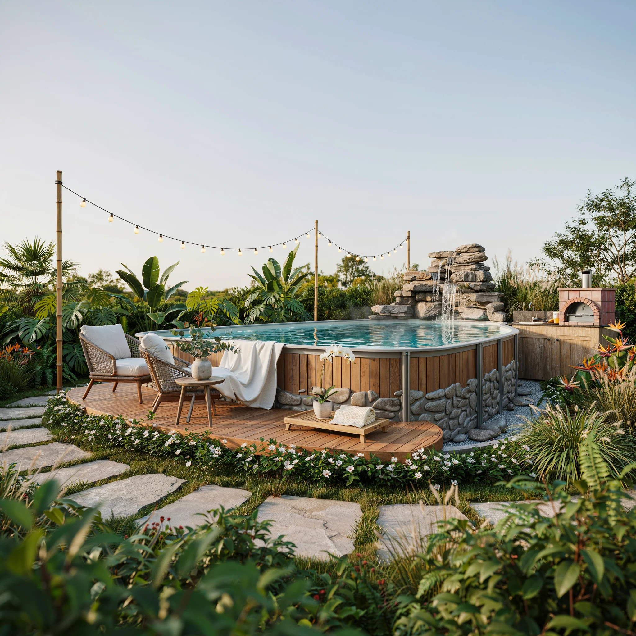 11 DIY Above Ground Pool Ideas That Look Luxe on Any Budget