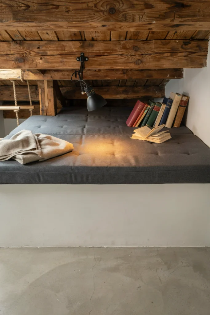 The Exposed Beam Reading Loft