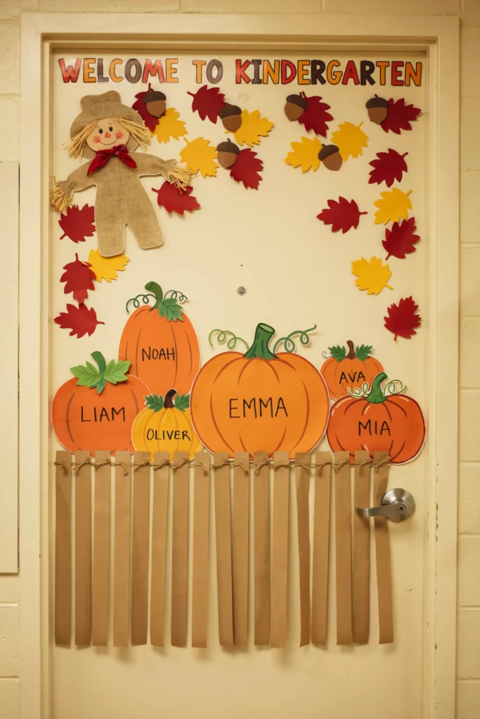 Fall Pumpkin Patch Door