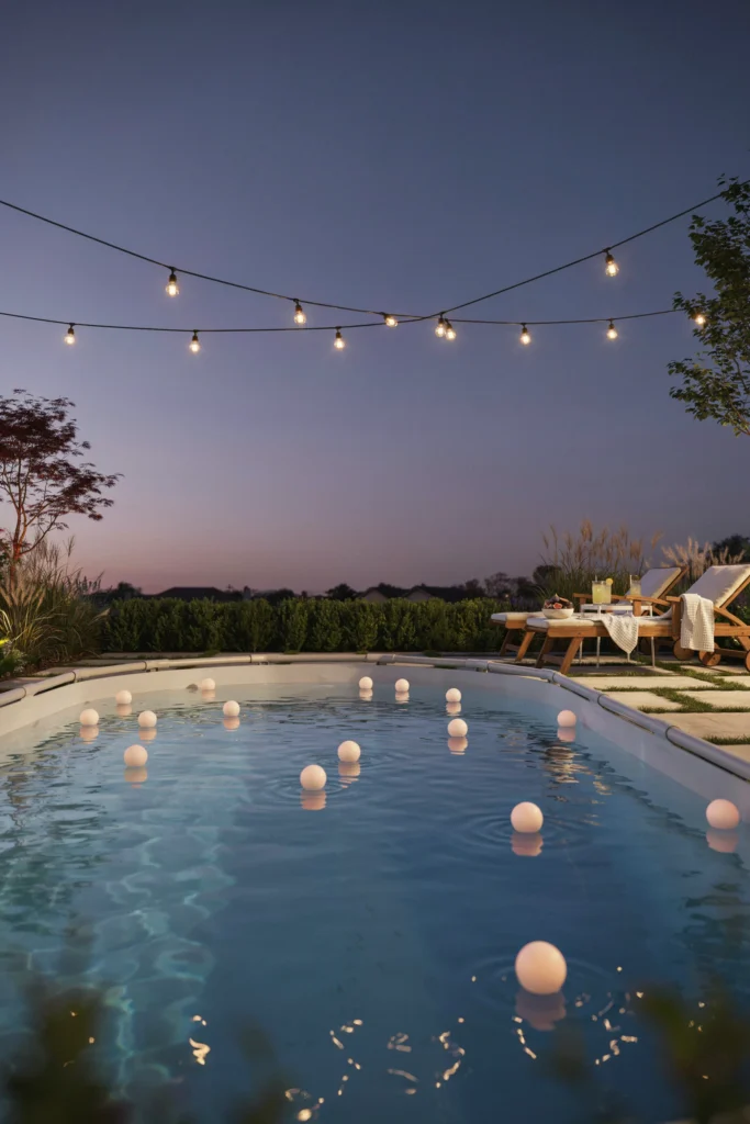 Floating Solar Pool Lights