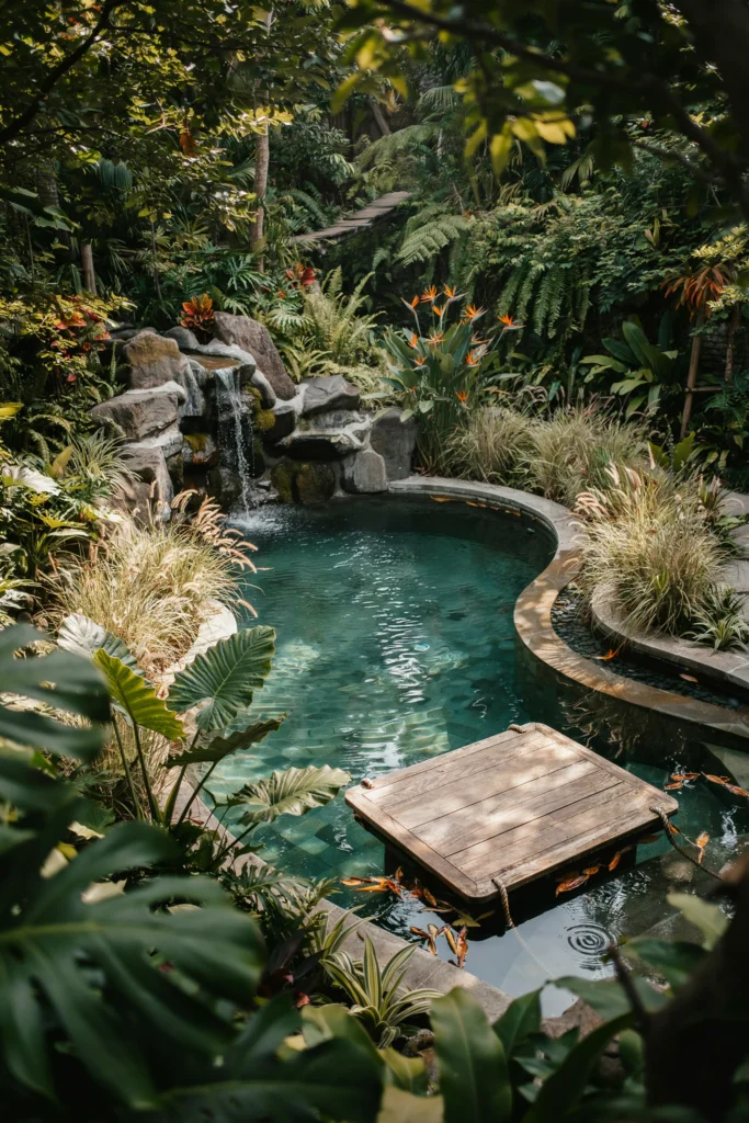 The Freeform Pool With Lush Landscaping
