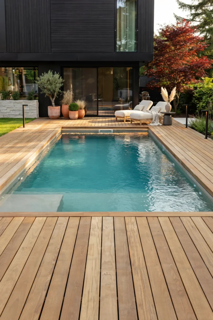 Full-Surround Deck That Mimics Inground