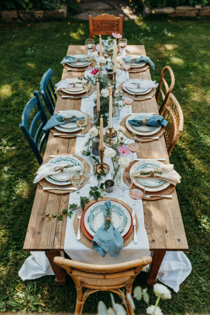 Use a Long Table Instead of Round Ones