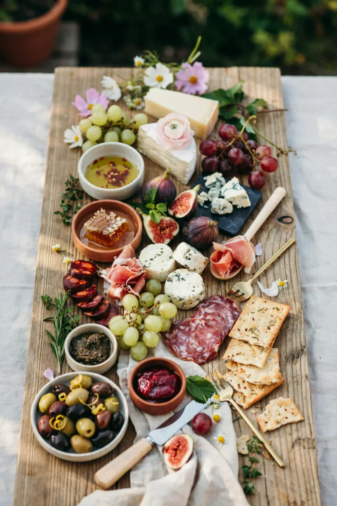 Add a Grazing Table or Charcuterie Spread
