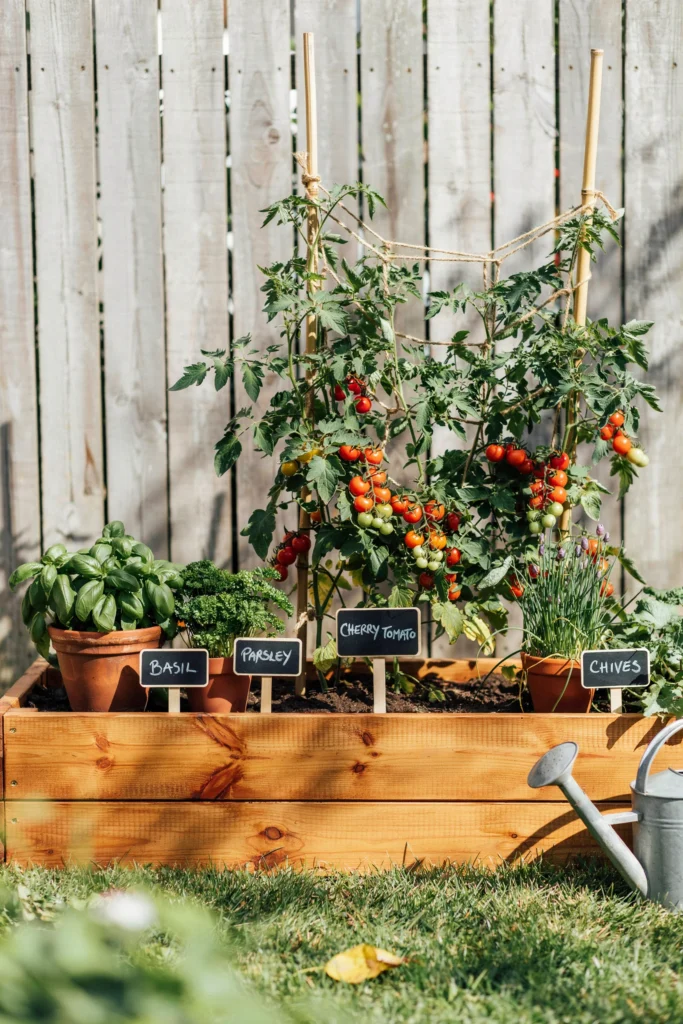 The Herb and Vegetable Mini Garden Corner