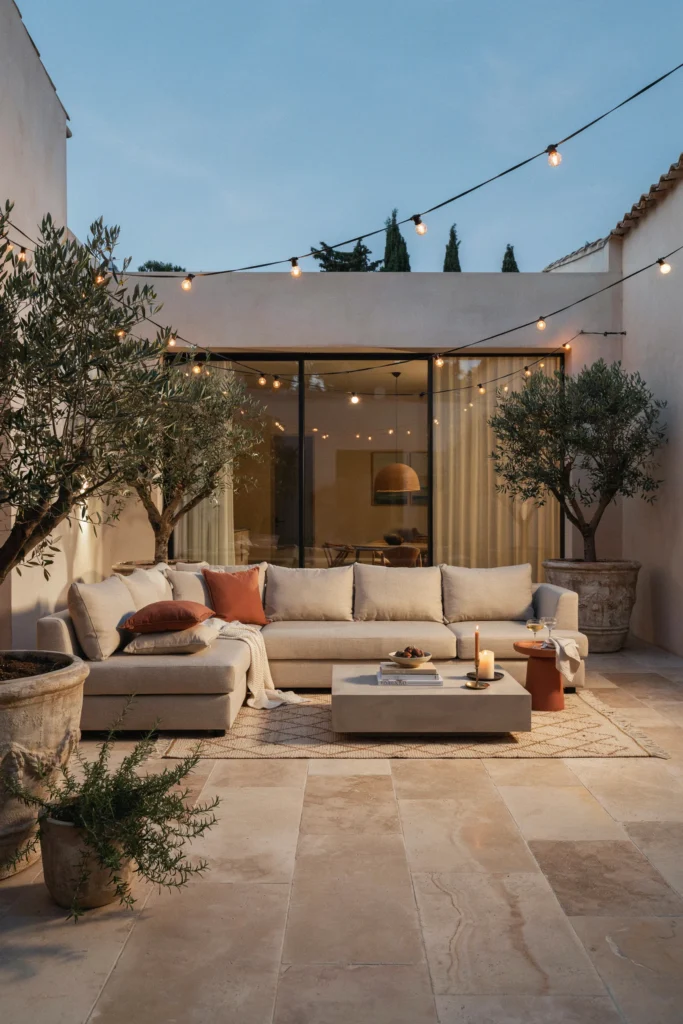 The Indoor-Outdoor Living Room Courtyard