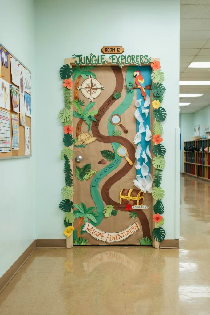 Jungle Explorer Map Door