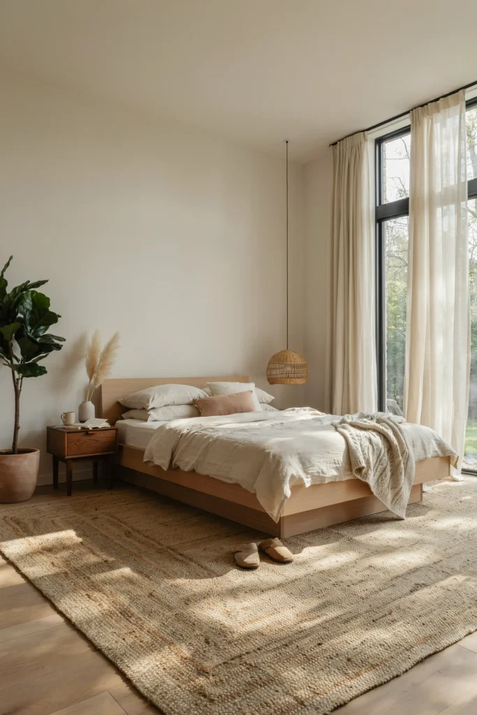 Add a Statement Jute or Natural Fiber Rug