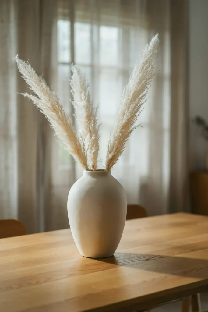 A Single Large Ceramic Vase