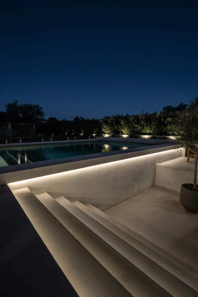 Run Lighting Along the Deck Edge and Stairs