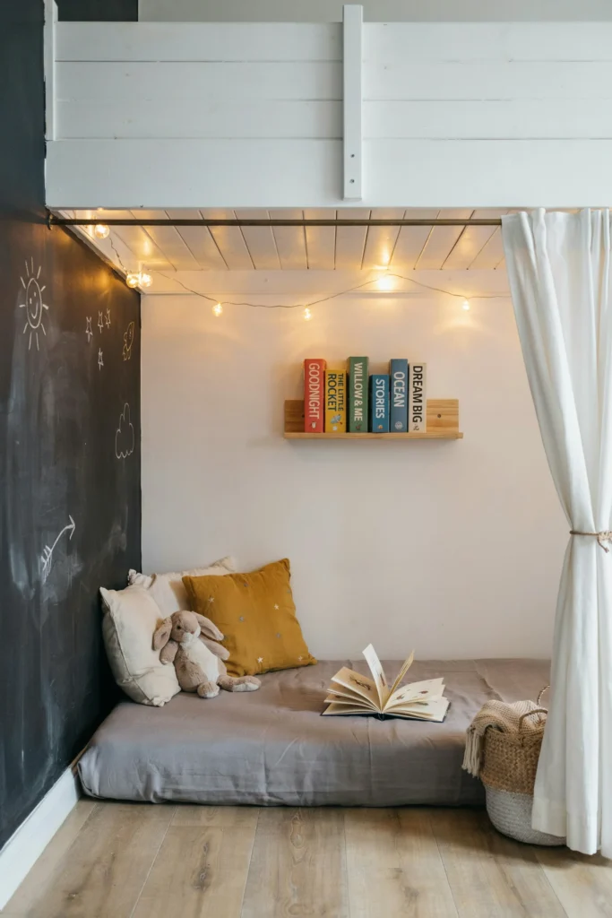 The Loft Bed Reading Cave