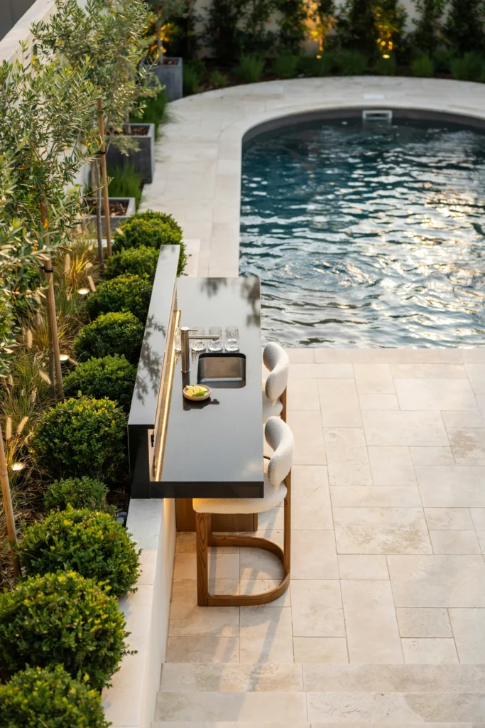 Luxe Glass-Top Wet Bar