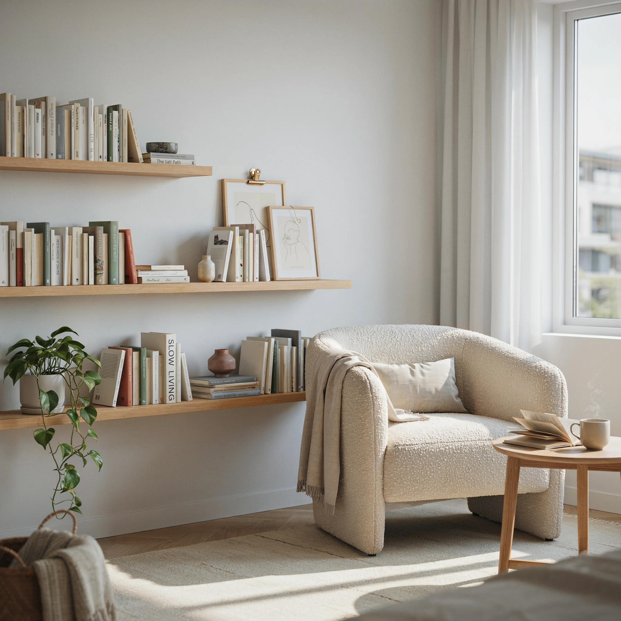 13 Minimalist Library Corner Ideas to Create Your Perfect Reading Escape