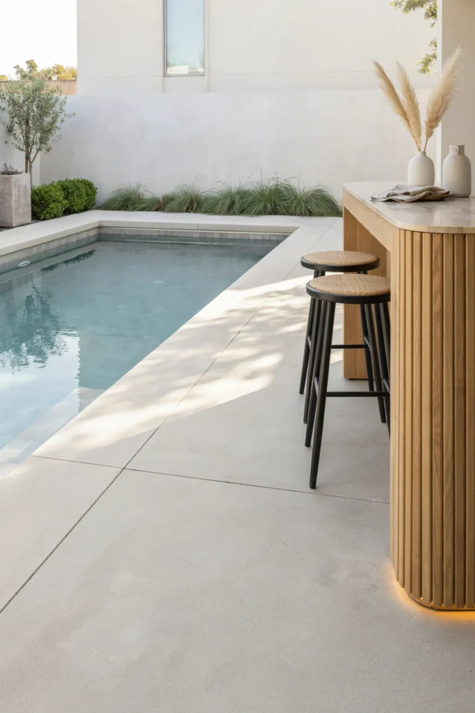 Minimalist Slatted Bar