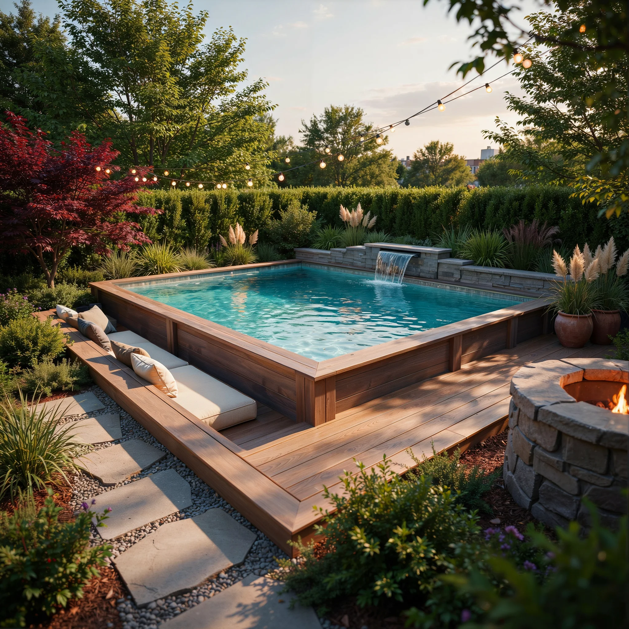 14 Modern Backyard Above-Ground Pools That Feel Like a Private Resort