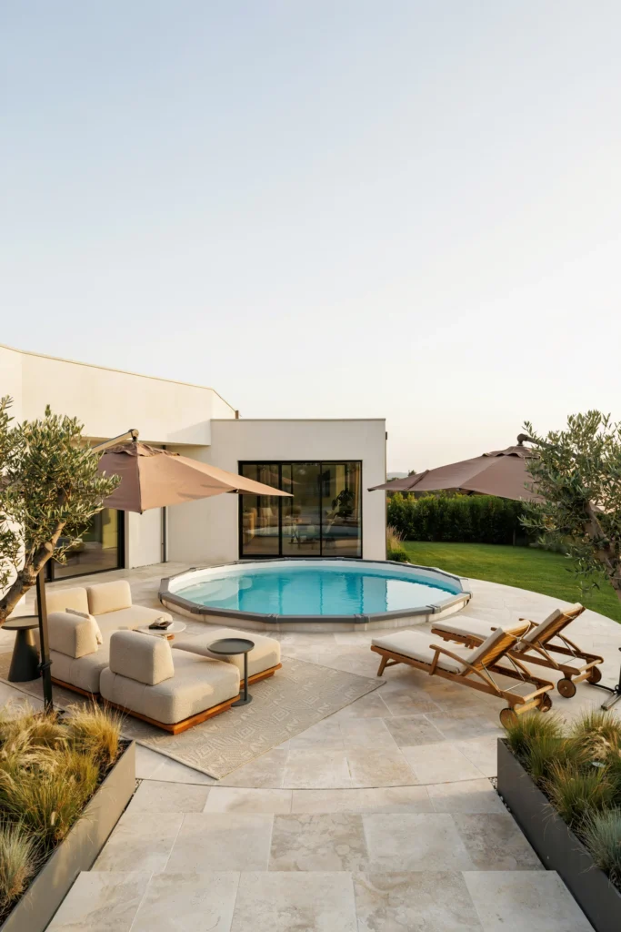 Add a Modern Poolside Lounge Area