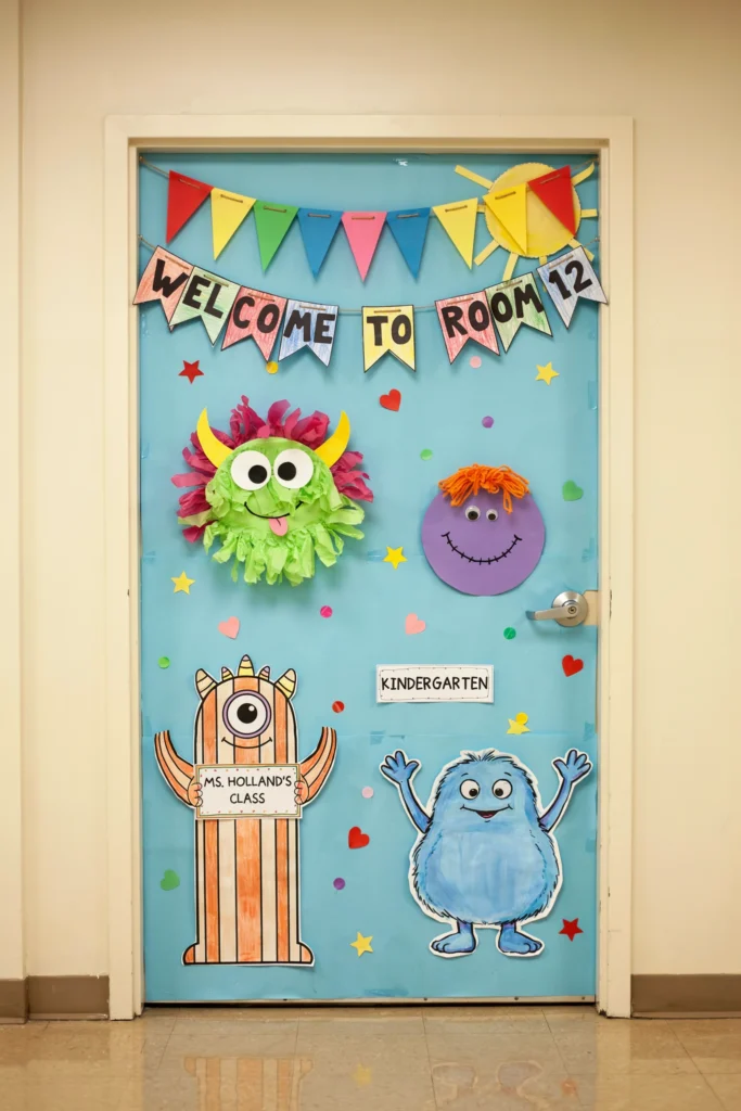 Monster-Themed Fun Door