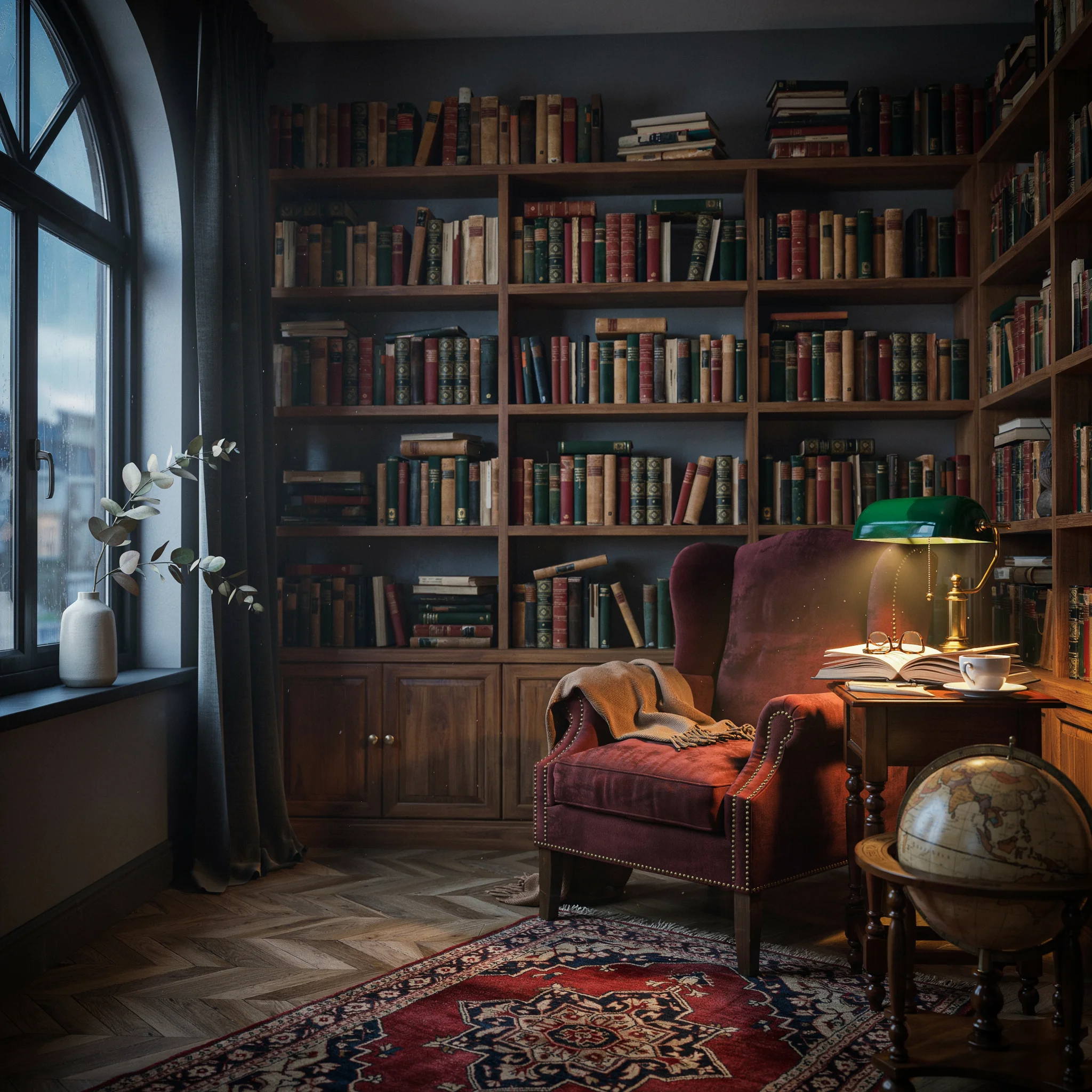 10 Moody Home Library Corners That Nail the Dark Academia Look