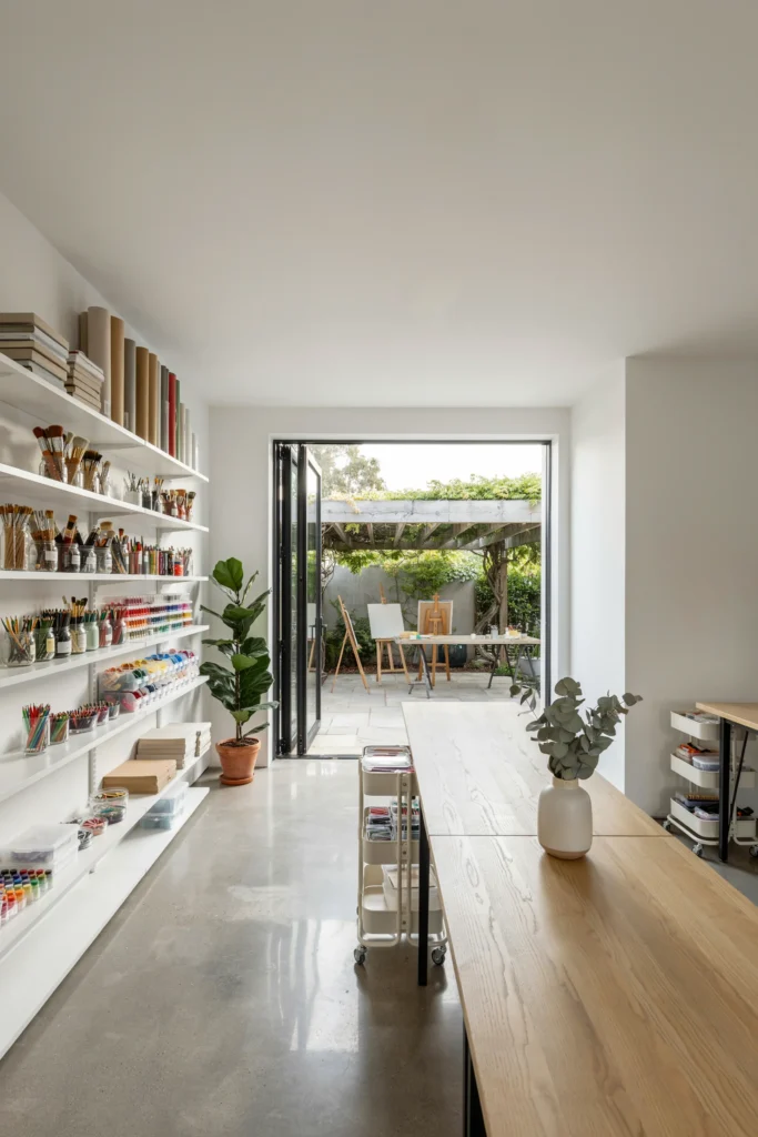 Open Art Studio Layout
