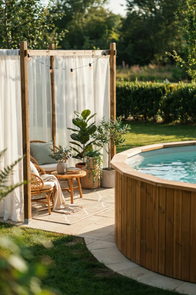 Add Privacy With Outdoor Curtains