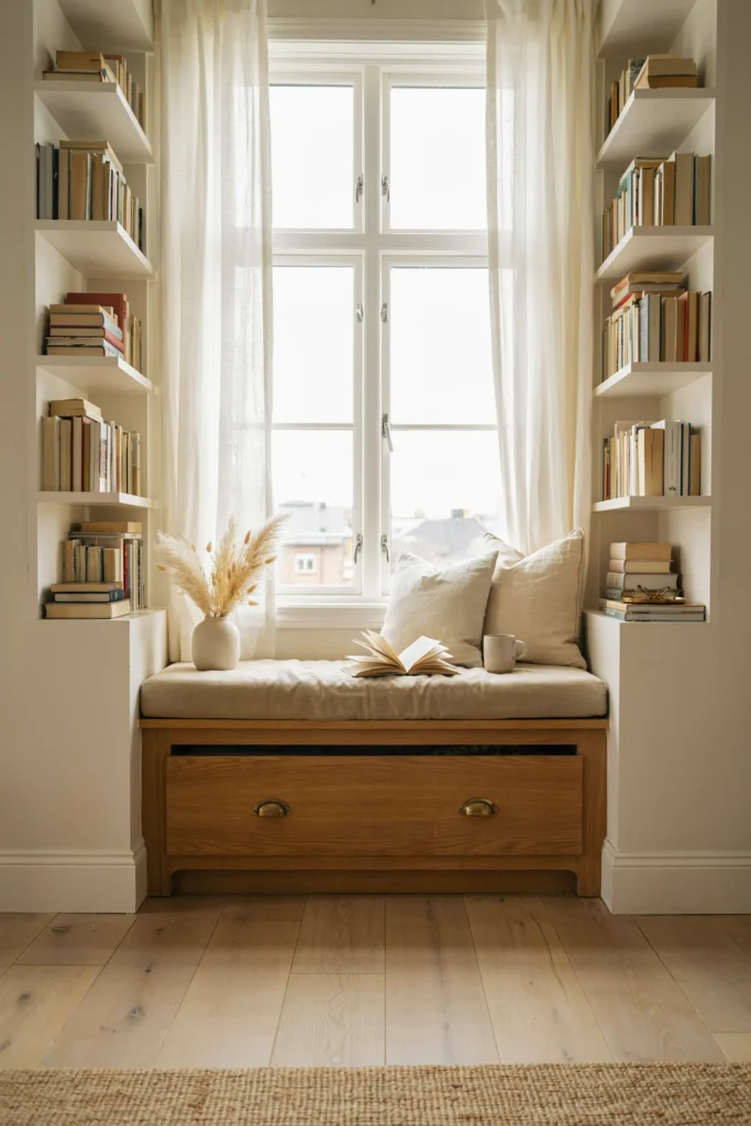 The Built-In Window Bench with Storage
