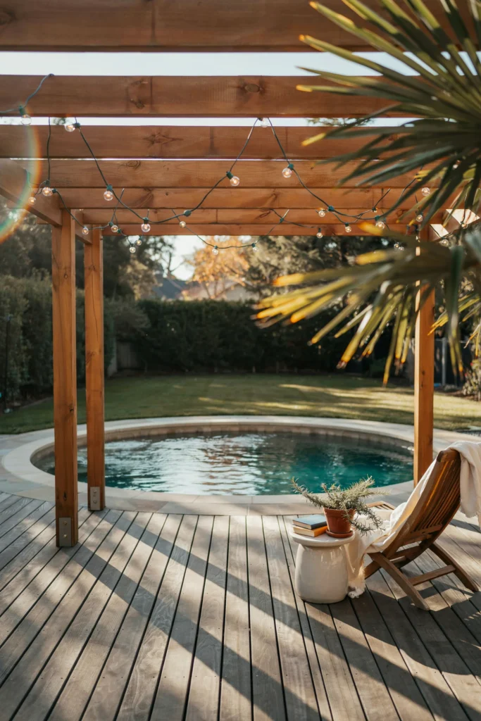 Put Up a Pergola Over Part of the Deck