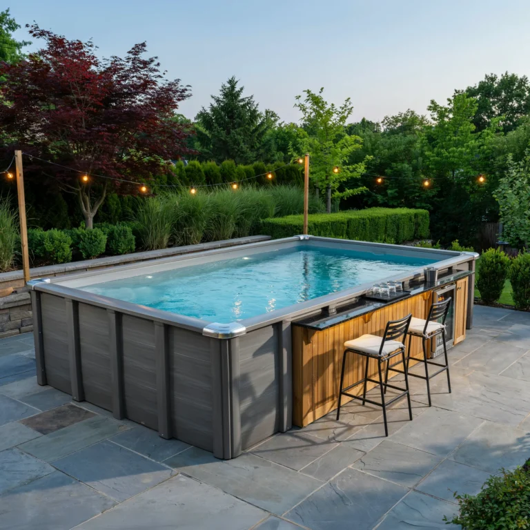 13 Above Ground Pool Bar Ideas for the Ultimate Backyard Entertaining Space