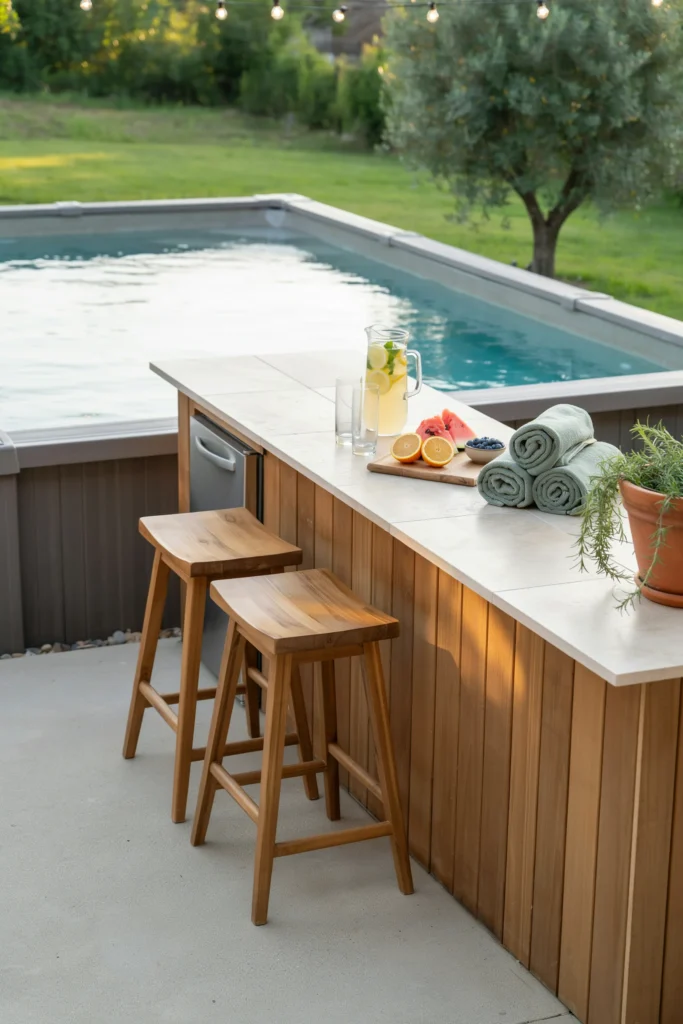 Deck Corner with Refreshment Zone