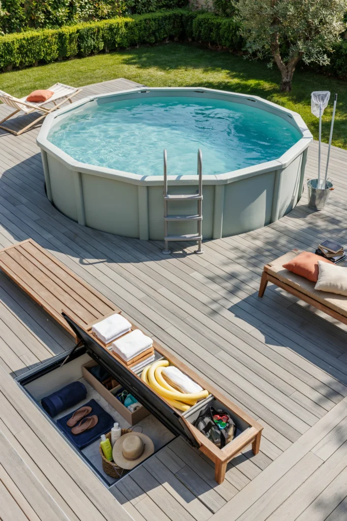 Deck With Built-In Storage