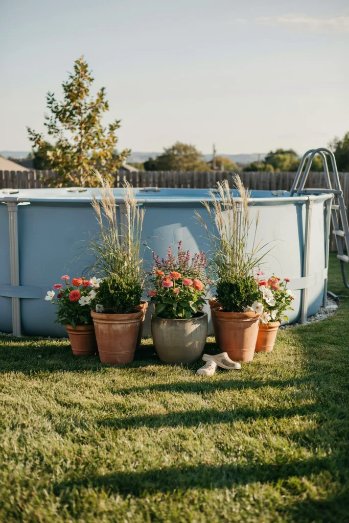 Use Tall Potted Plants