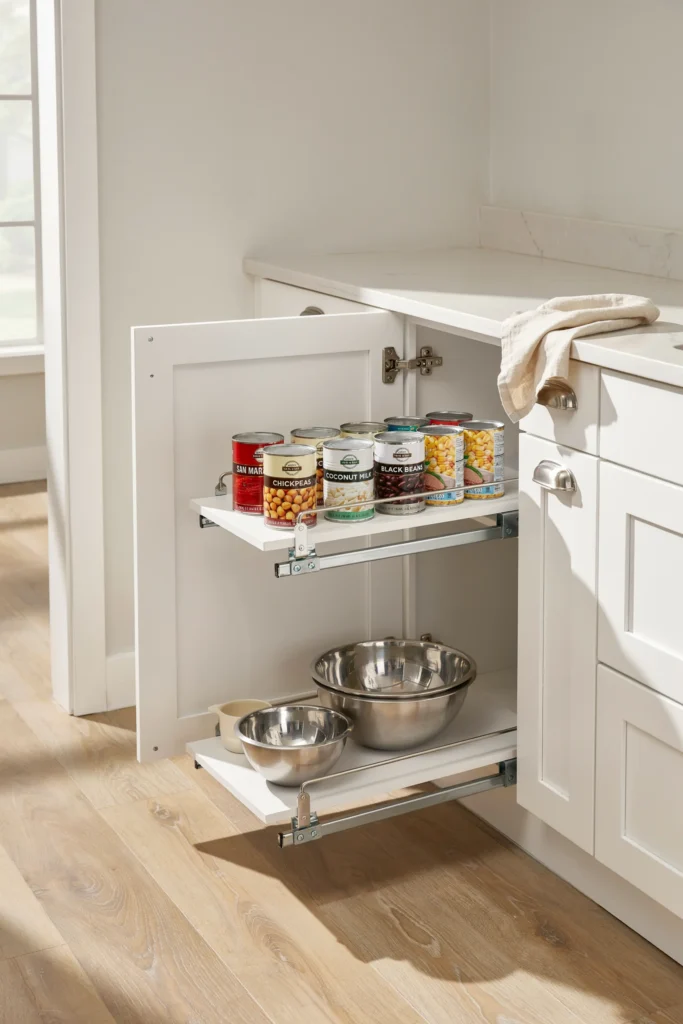 Store Lids Vertically Using a File Organizer