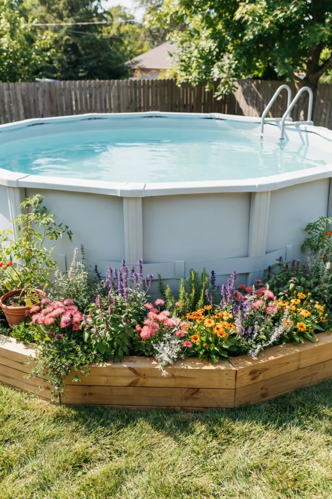 Surround It With Raised Garden Beds