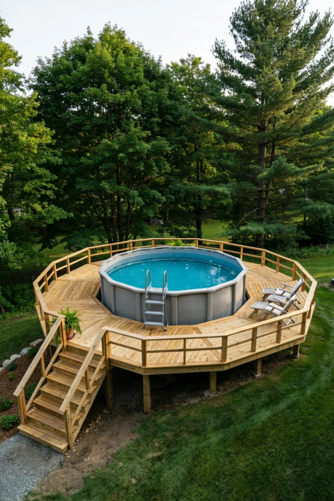 Raised Timber Platform