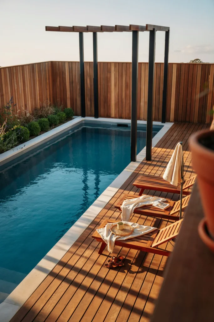 The Rectangular Lap Pool Setup