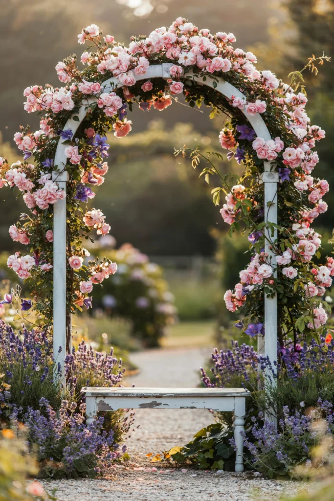 The Romantic Archway and Climbing Rose Corner