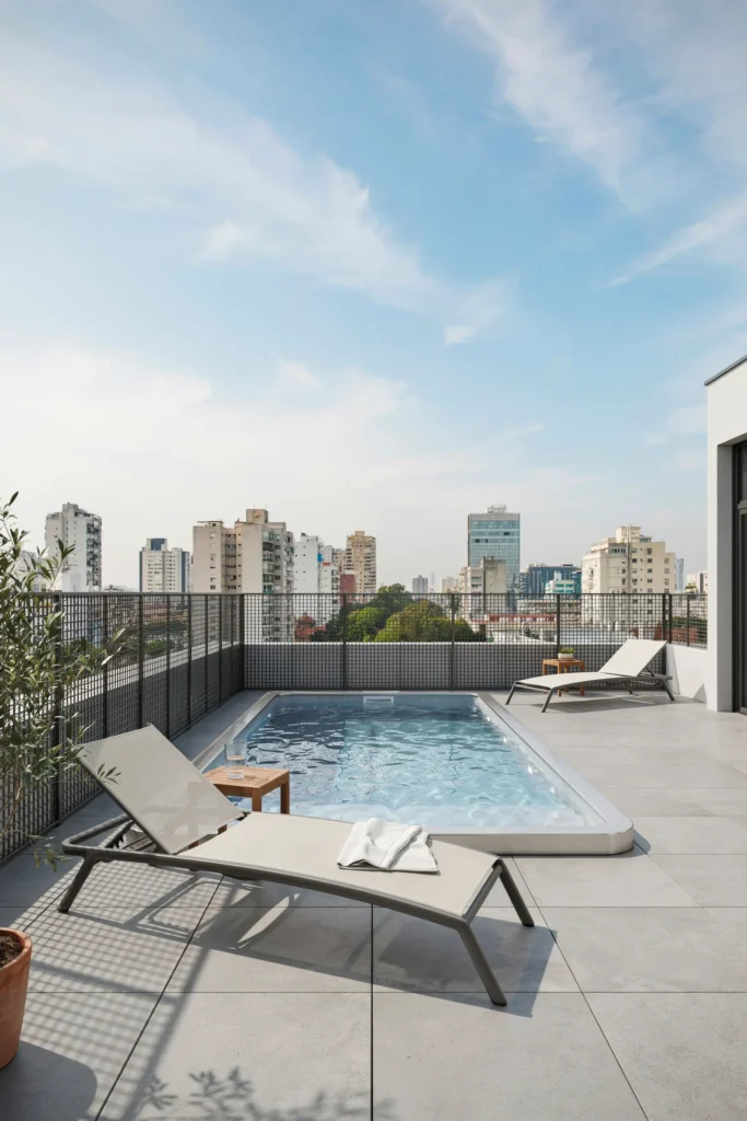The Rooftop or Terrace Above-Ground Pool