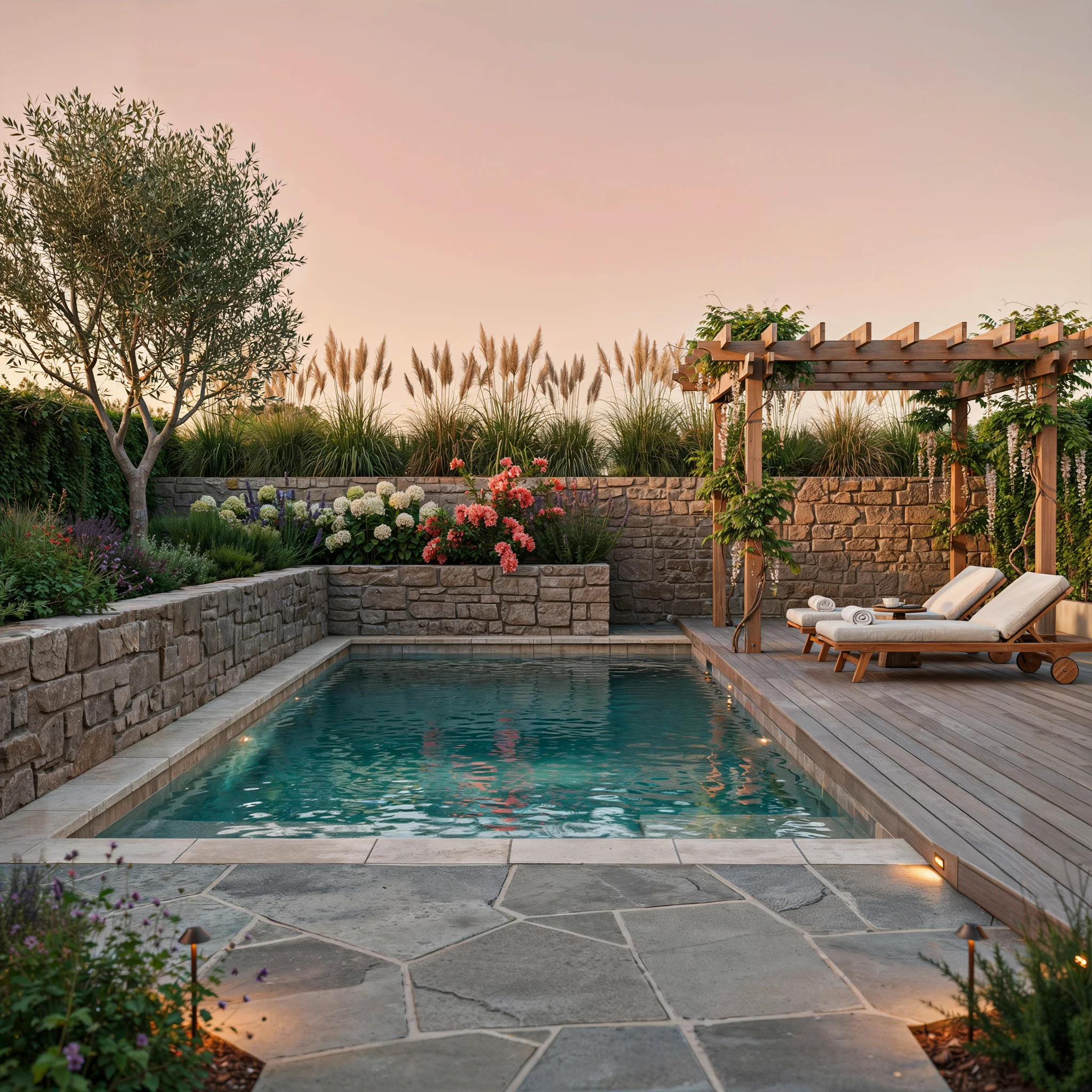 20 Semi Inground Pool Ideas That Blend Seamlessly Into Your Landscaping