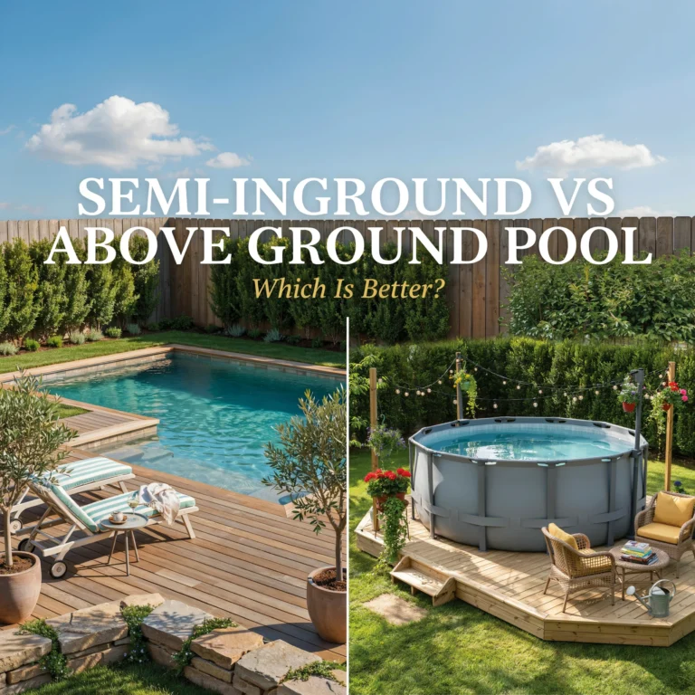 Semi-Inground Vs Above Ground Pool: Which Is Better?
