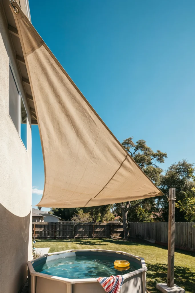 Add a Shade Sail Above It