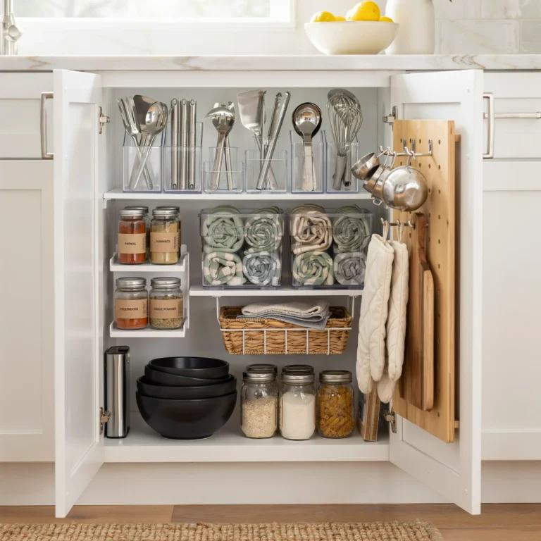 10 Small Kitchen Cabinet Organization Ideas That Double Your Storage