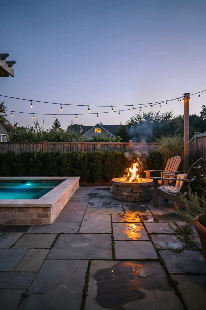 The Soaking Pool With Fire Pit Pairing