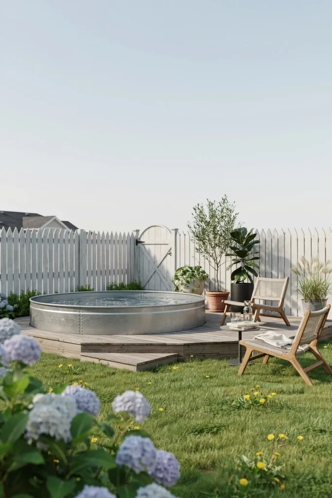 Use Stock Tank Pools for Small Spaces
