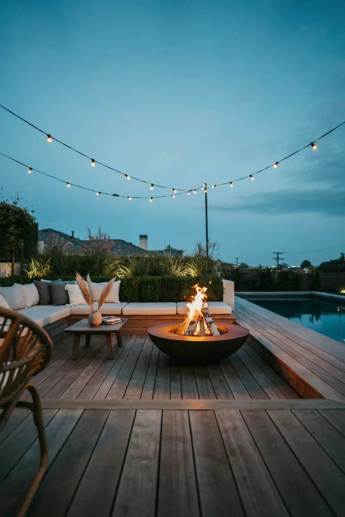 Add a Sunken Lounge Area Next to the Pool
