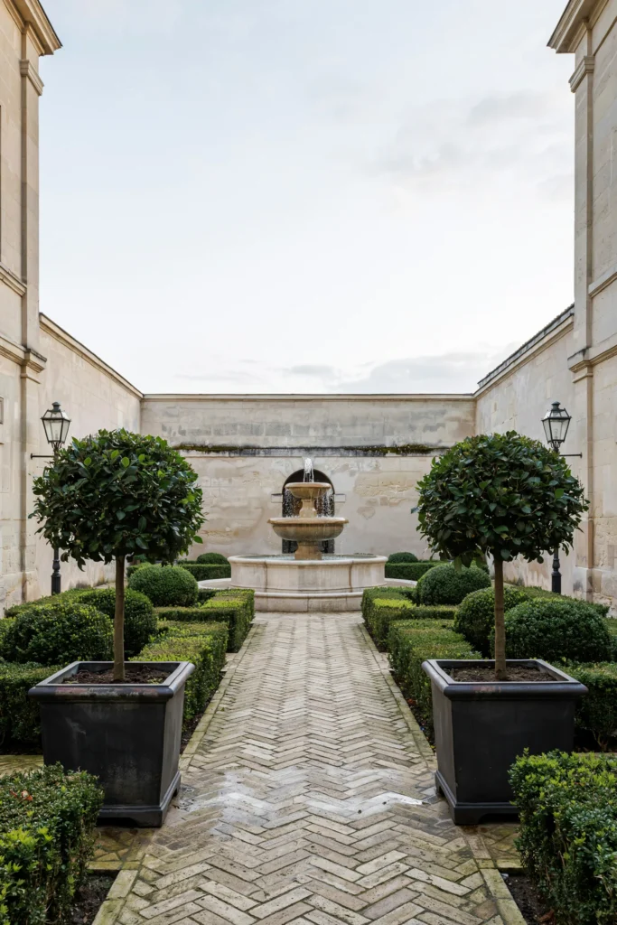 The Symmetrical Formal Courtyard