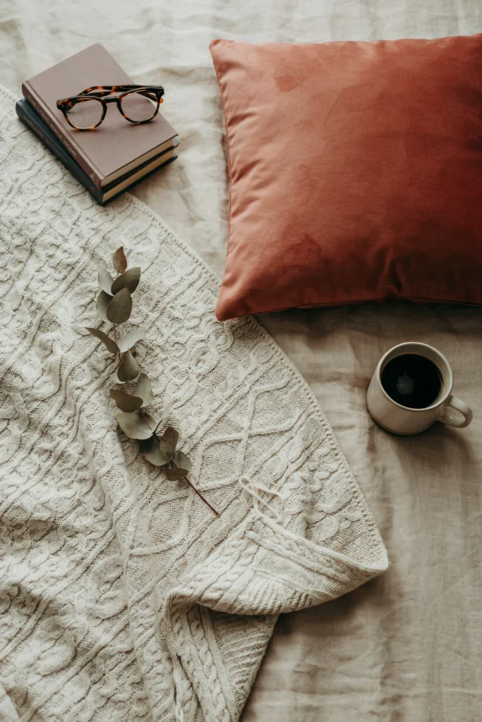 Add Texture with Throw Pillows and Blankets